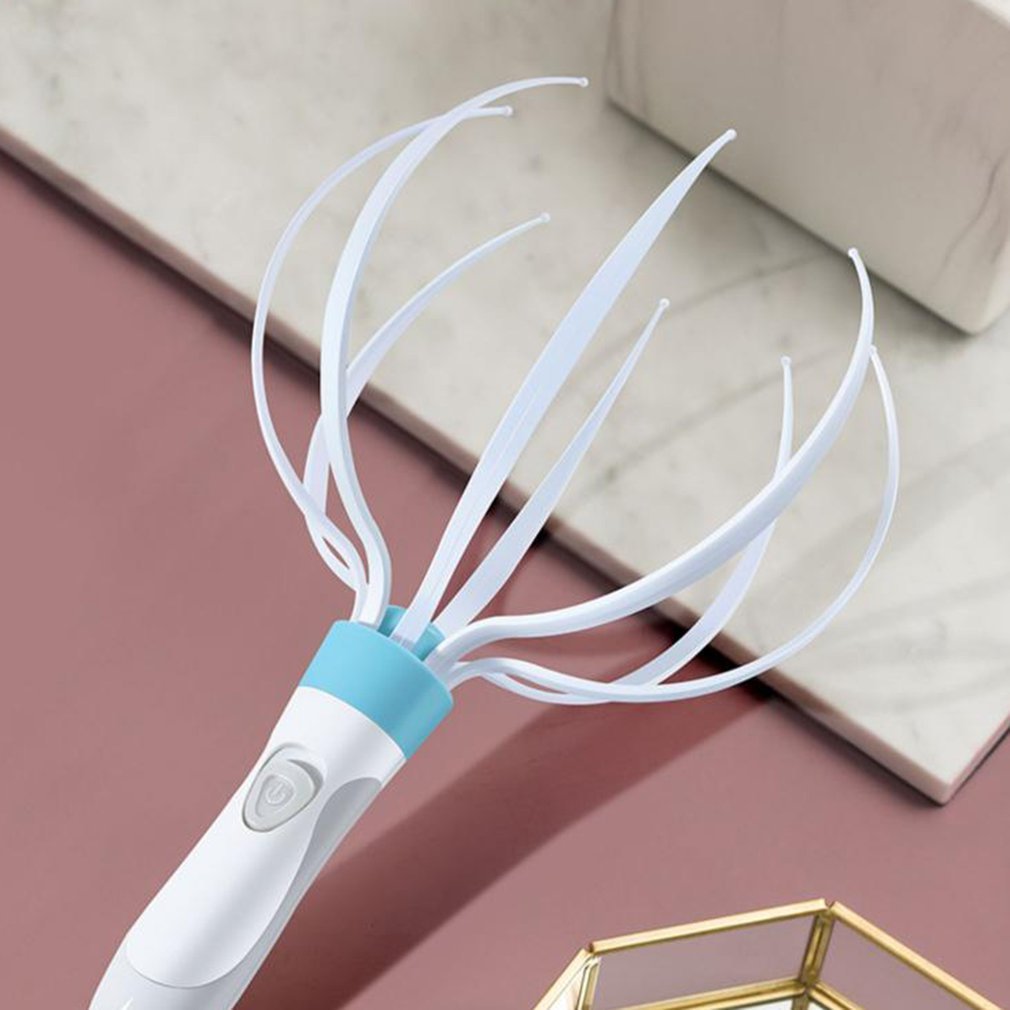 Electric Scalp Massager with 8 Claws – Relaxing Head & Body Vibration Massage Tool