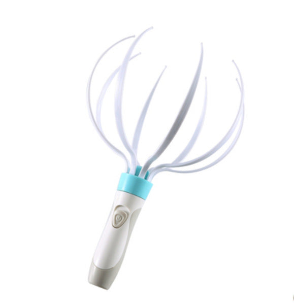 Electric Scalp Massager with 8 Claws – Relaxing Head & Body Vibration Massage Tool