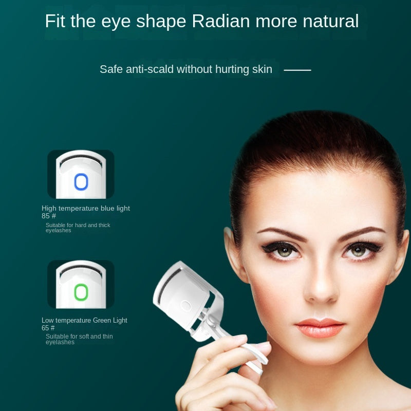 Rechargeable Heated Eyelash Curler — Long-Lasting Lift & Curl