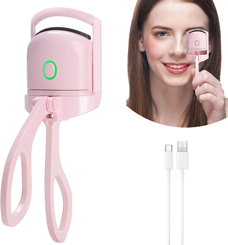 Rechargeable Heated Eyelash Curler — Long-Lasting Lift & Curl