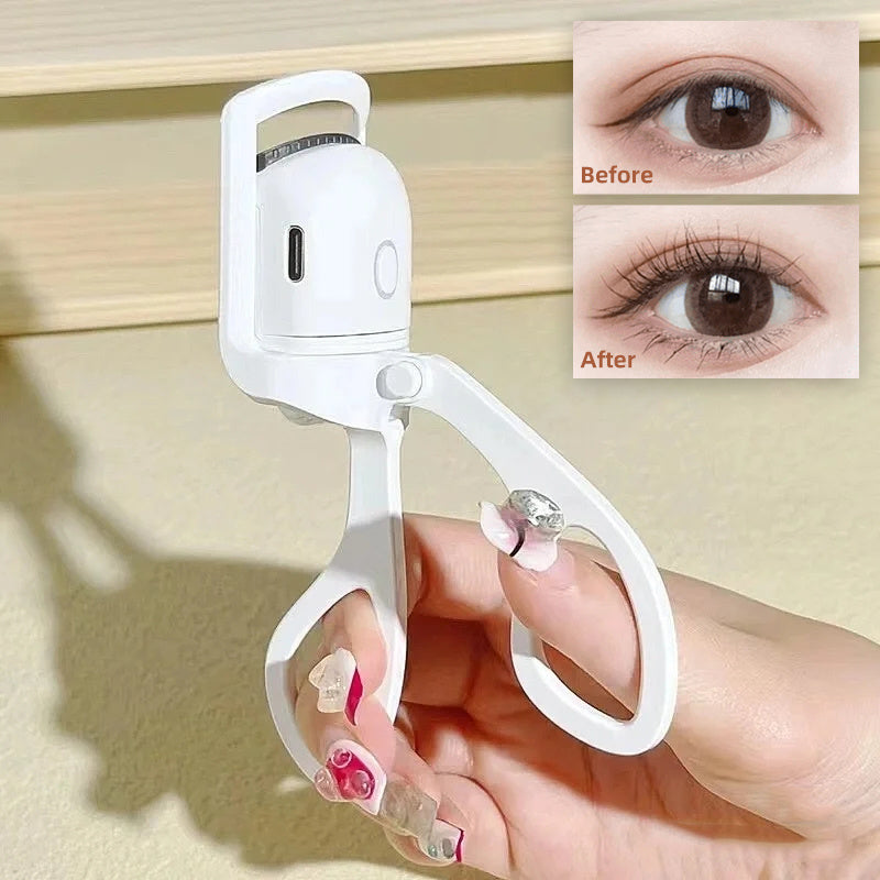 Rechargeable Heated Eyelash Curler — Long-Lasting Lift & Curl
