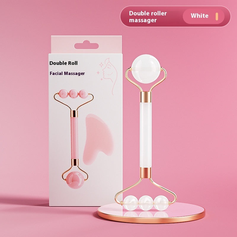 Glow-Boosting Facial Massage with Jade Roller & Gua Sha