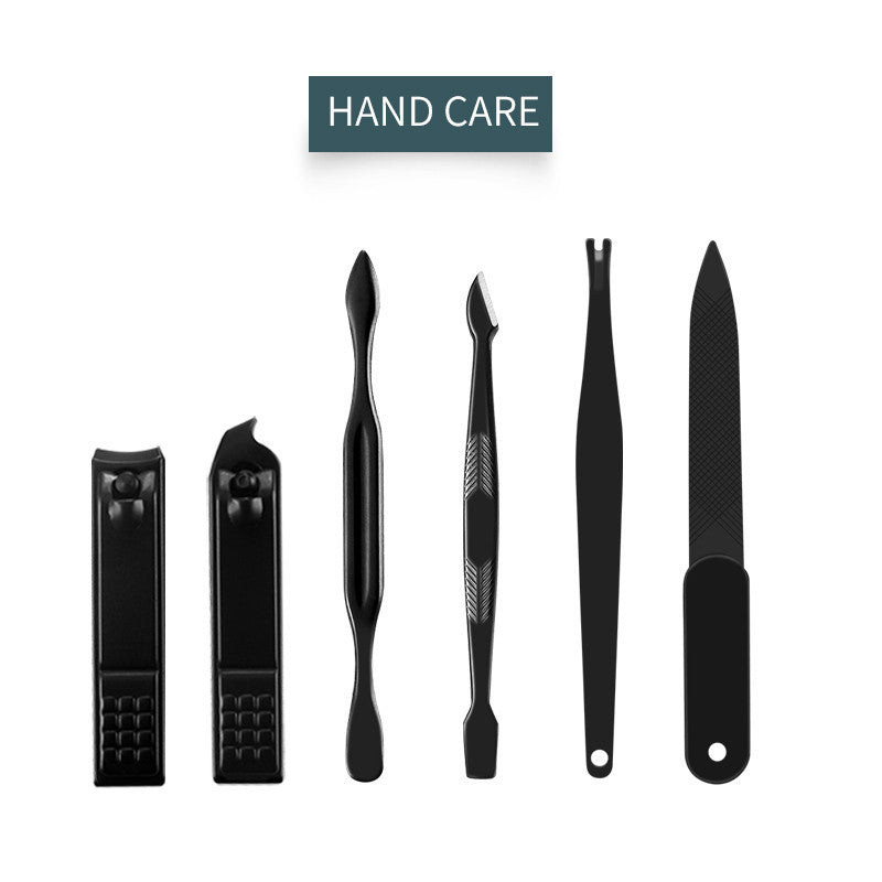 16-Piece Professional Manicure & Pedicure Grooming Kit with Nail Clippers, Cutters, Trimmers, Ear Pick & Storage Case
