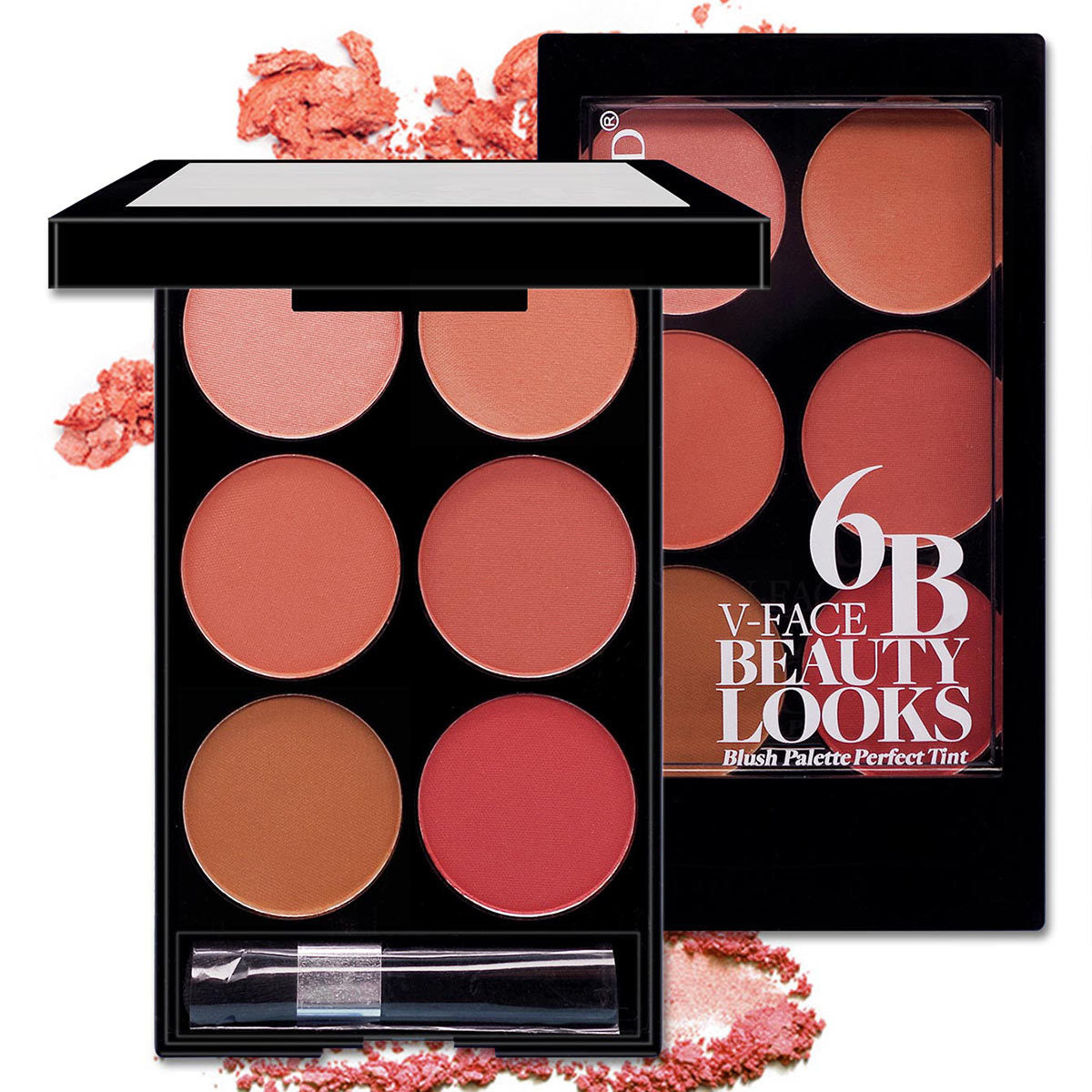 Makeup Multi-Color Blush & Contour Palette — 6 Shades