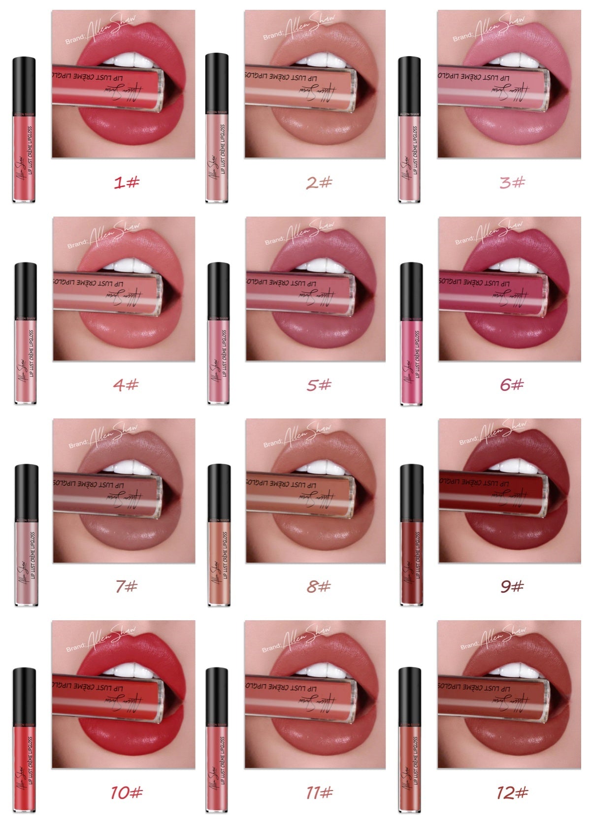 Luxury Lip Gloss with Silky Cream Texture & High Shine