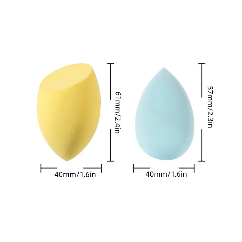 10-pcs Makeup Blender Sponge | Beauty Puff for Foundation & Powder