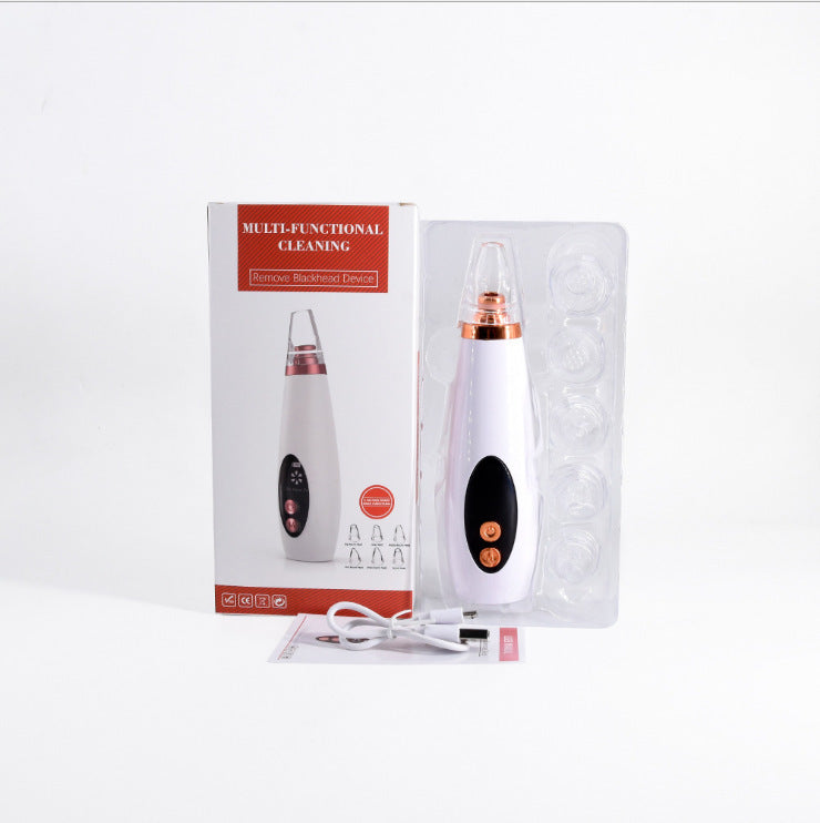 Electric Pore Cleaner & Blackhead Remover – Rechargeable Facial Vacuum Device