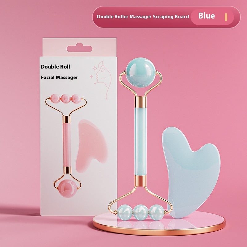 Glow-Boosting Facial Massage with Jade Roller & Gua Sha