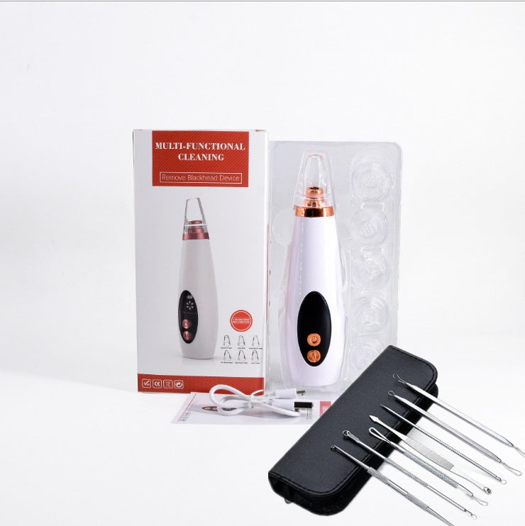 Electric Pore Cleaner & Blackhead Remover – Rechargeable Facial Vacuum Device