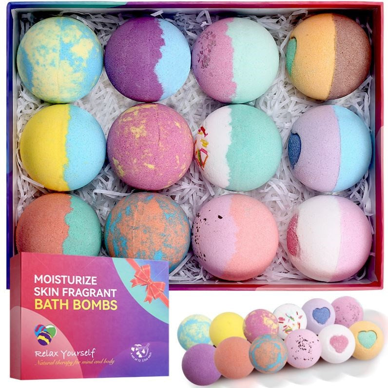 Bath Bomb Salt Essential Oil Loofah Bomb Body Whitening