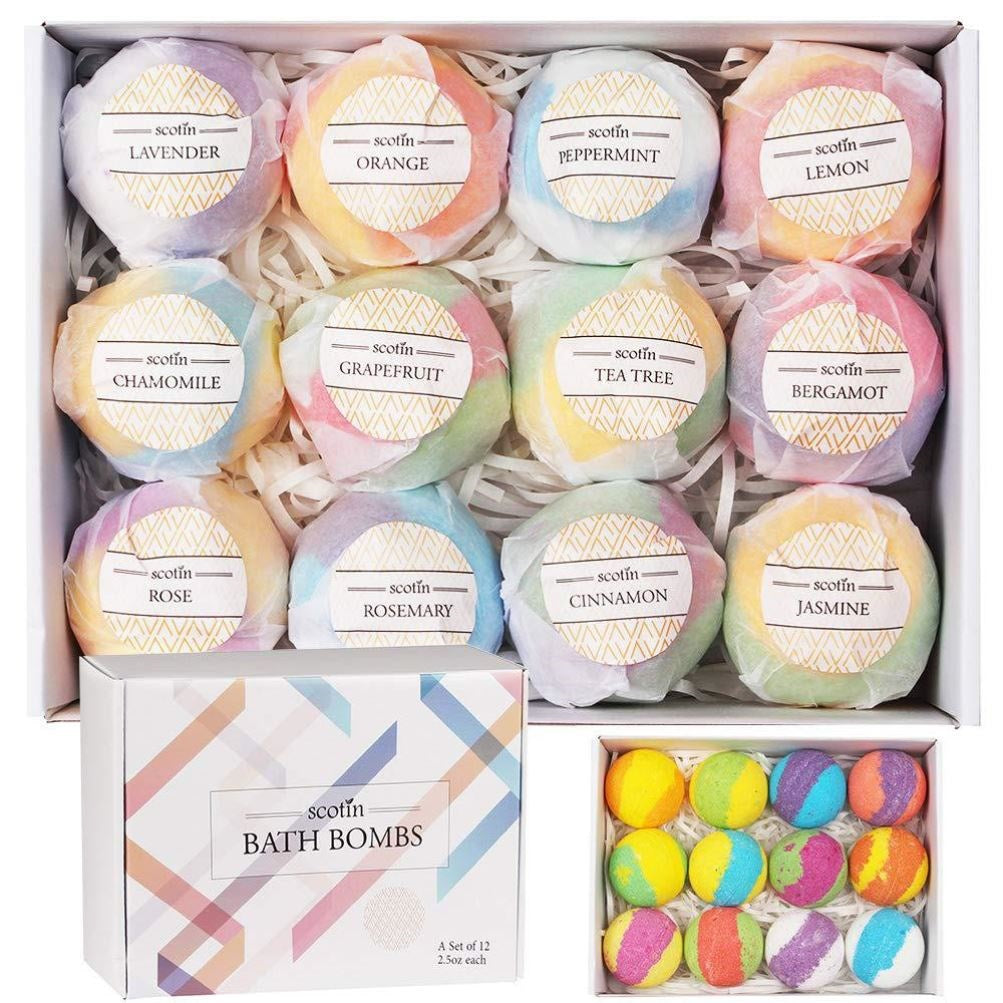 Bath Bomb Salt Essential Oil Loofah Bomb Body Whitening