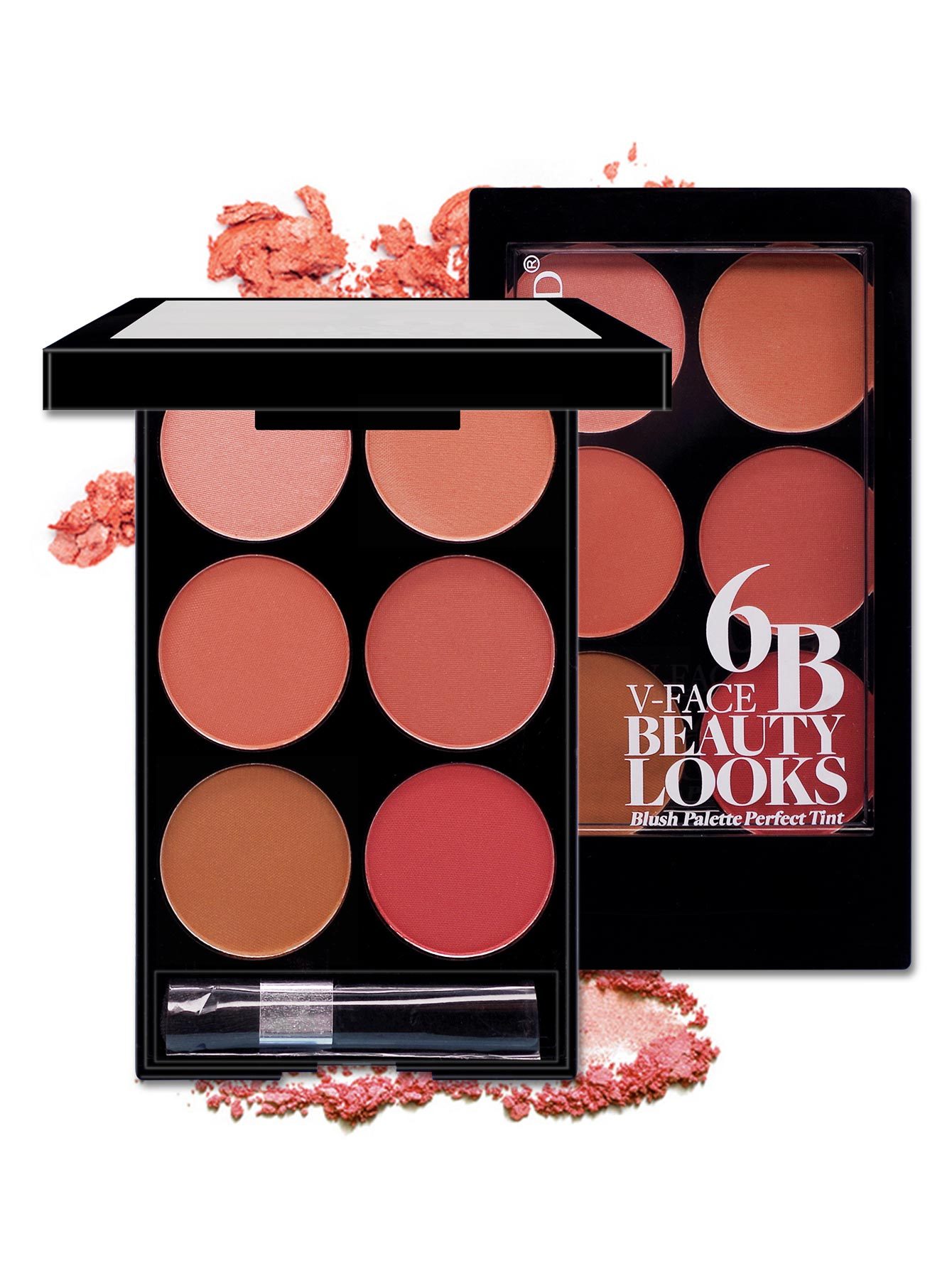 Makeup Multi-Color Blush & Contour Palette — 6 Shades