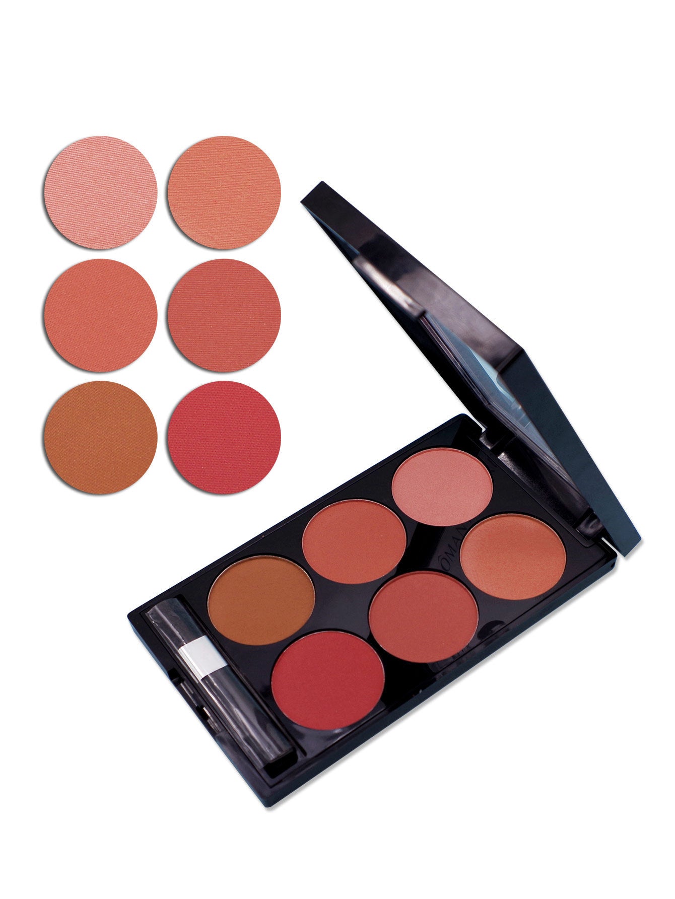 Makeup Multi-Color Blush & Contour Palette — 6 Shades