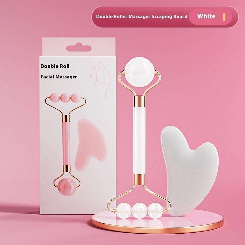 Glow-Boosting Facial Massage with Jade Roller & Gua Sha