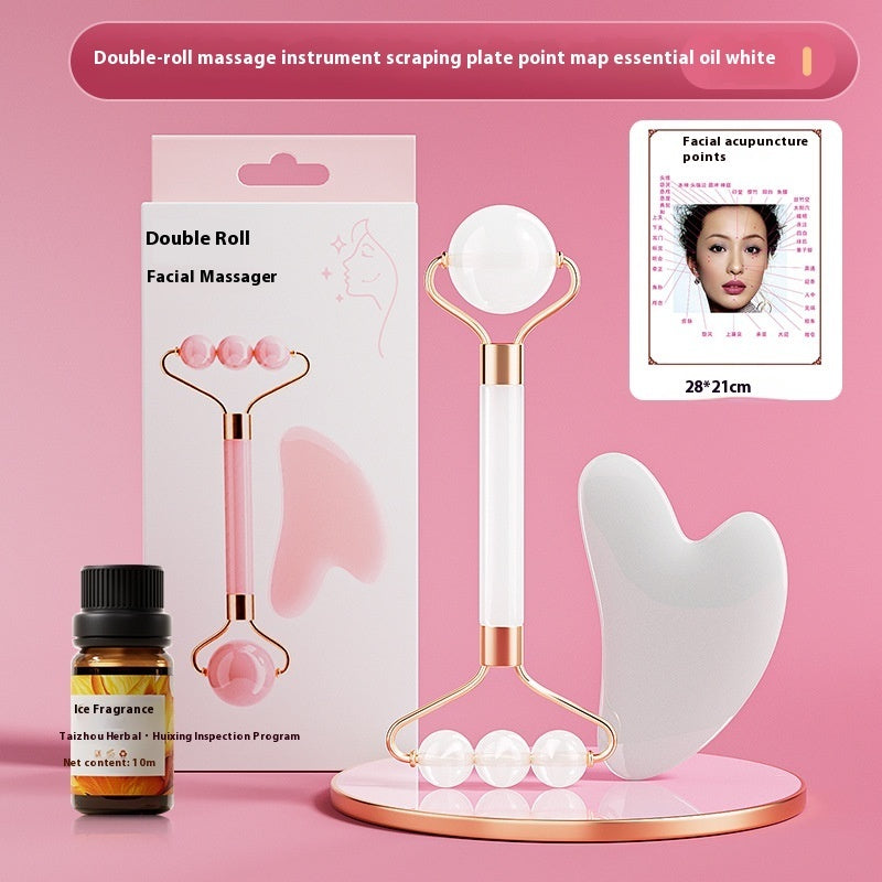 Glow-Boosting Facial Massage with Jade Roller & Gua Sha