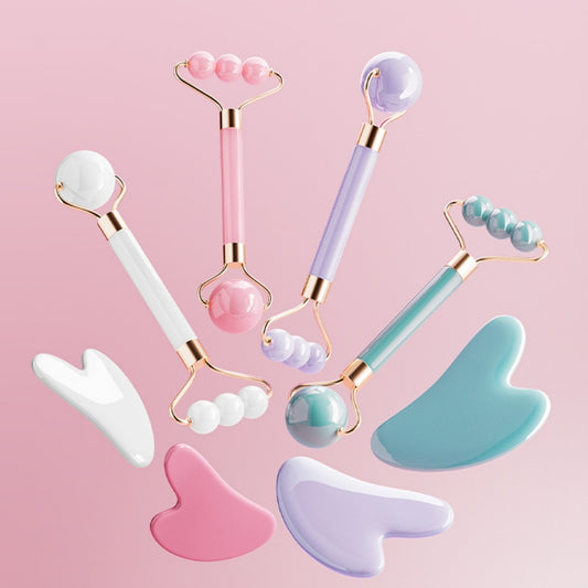 Glow-Boosting Facial Massage with Jade Roller & Gua Sha